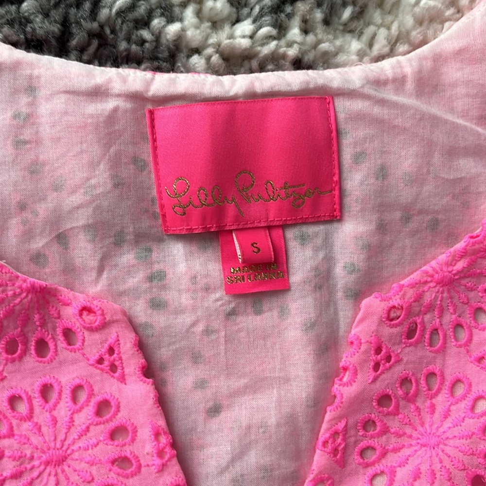 Lilly Pulitzer Eyelet Dress- size small - Picture 3 of 4